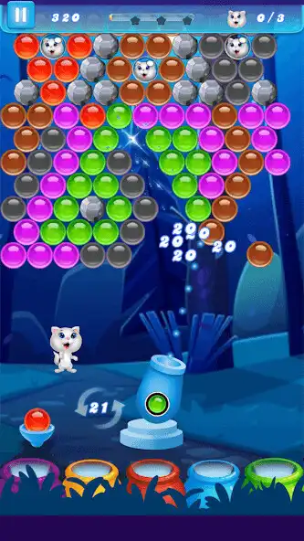 Play BubblesPop as an online game BubblesPop with UptoPlay