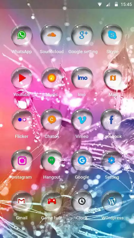 Play Bubbles Theme / Icon Pack