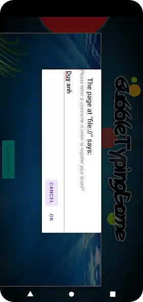 Play Bubble Typing as an online game Bubble Typing with UptoPlay