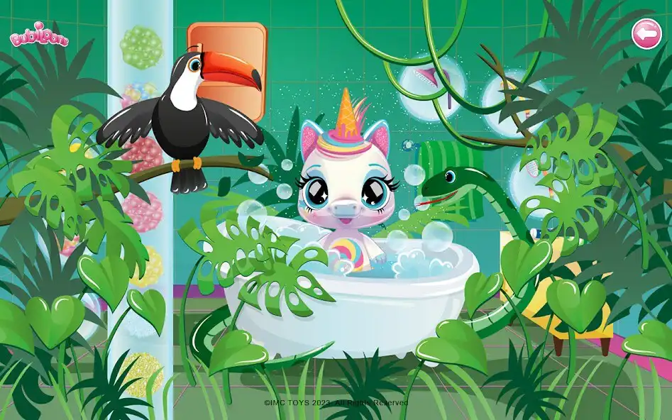 Play Bubiloons Bath Time as an online game Bubiloons Bath Time with UptoPlay