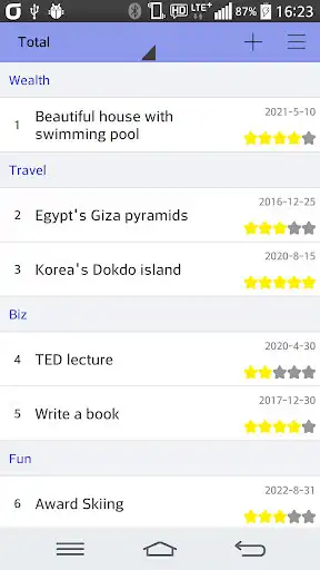 Play Bucket List Notes  and enjoy Bucket List Notes with UptoPlay