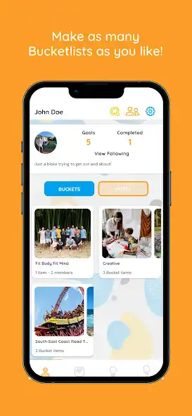 Play Bucketlist Social as an online game Bucketlist Social with UptoPlay