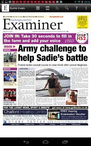 Play Bucks Examiner Newspaper  and enjoy Bucks Examiner Newspaper with UptoPlay