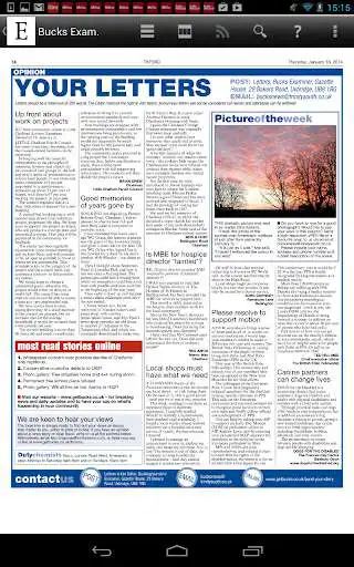 Play Bucks Examiner Newspaper as an online game Bucks Examiner Newspaper with UptoPlay