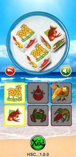 Play Bầu Cua Biển Cát 2021 as an online game Bầu Cua Biển Cát 2021 with UptoPlay