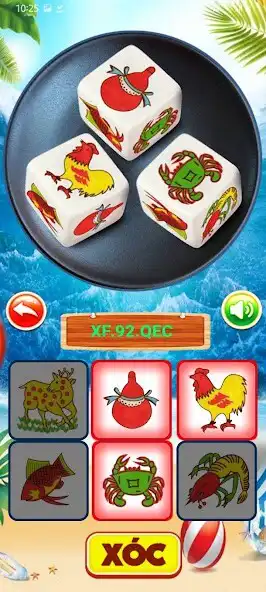 Play Bầu Cua Biển Cát 2022 as an online game Bầu Cua Biển Cát 2022 with UptoPlay