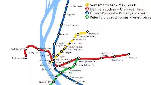 Play Budapest Metro Map