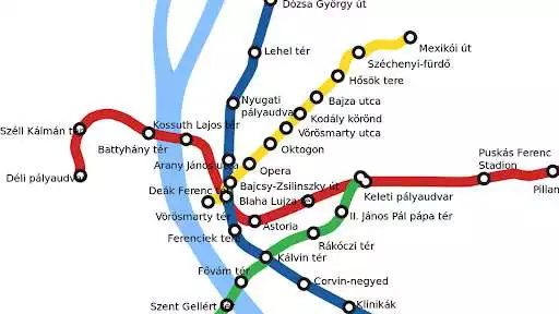 Play Budapest Metro Map