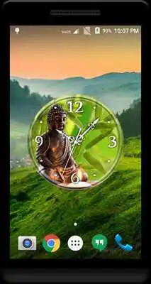 Play Buddha Clock Live Wallpaper