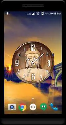 Play Buddha Clock Live Wallpaper