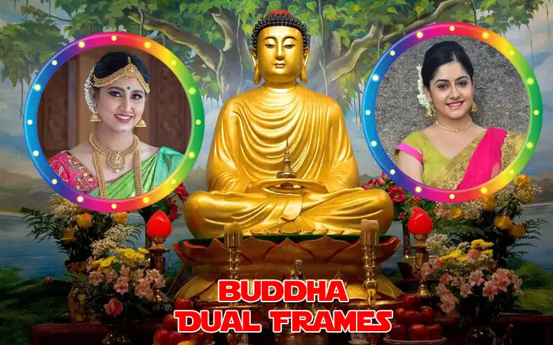 Play Buddha Dual Photo Frames as an online game Buddha Dual Photo Frames with UptoPlay