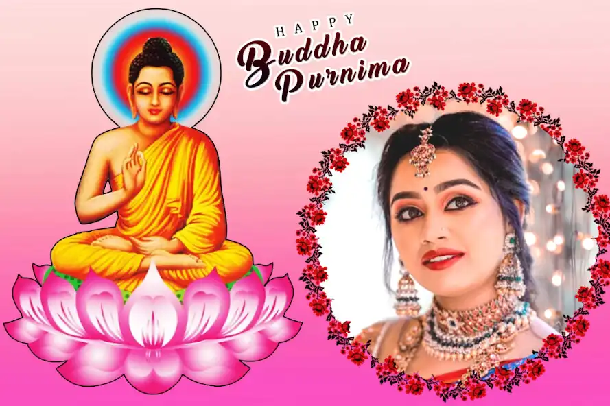 Play Buddha Purnima Frame 2023 as an online game Buddha Purnima Frame 2023 with UptoPlay