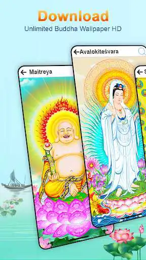 Play Buddha Wallpaper HD - Buddhism & Bodhisattvas  and enjoy Buddha Wallpaper HD - Buddhism & Bodhisattvas with UptoPlay