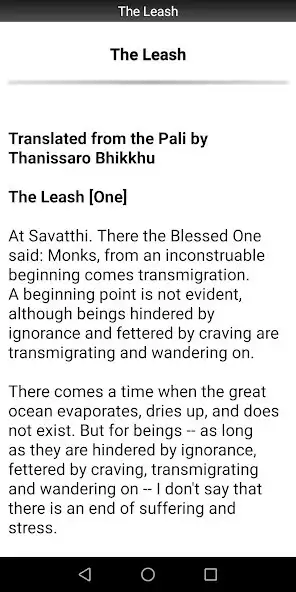 Play Buddhism: The Leash Sutta as an online game Buddhism: The Leash Sutta with UptoPlay