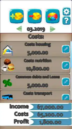 Play Budget Calculator as an online game Budget Calculator with UptoPlay