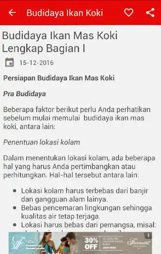 Play APK Budidaya Ikan Mas Koki  and enjoy Budidaya Ikan Mas Koki with UptoPlay com.nietzhee.budidayaikanmaskoki