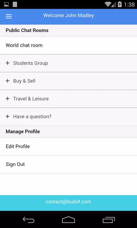 Play BudOf - Open Chat Room
