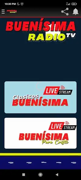 Play Buenisima Radio Tv  and enjoy Buenisima Radio Tv with UptoPlay