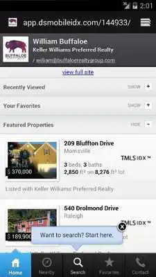 Play Buffaloe Realty Home Search