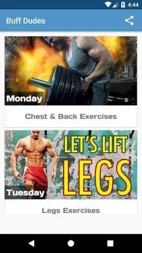 Play Buff Dudes - Daily Workout - No Pain No Gainz  and enjoy Buff Dudes - Daily Workout - No Pain No Gainz with UptoPlay