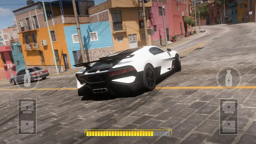 Play Bugatti Divo Drive Simulator as an online game Bugatti Divo Drive Simulator with UptoPlay