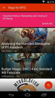 Play Bug for MTG