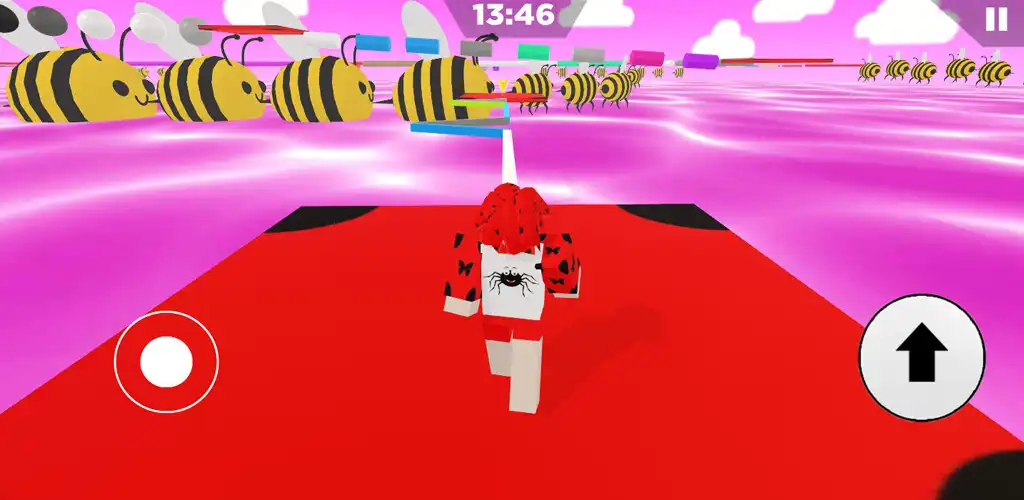 Play Bug parkour cool girl as an online game Bug parkour cool girl with UptoPlay