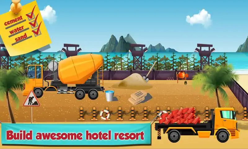 Play Build An Island Resort: Virtual Hotel Construction as an online game Build An Island Resort: Virtual Hotel Construction with UptoPlay