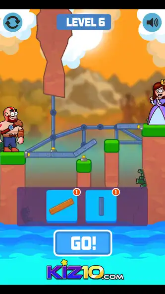 Play Build bridge safe as an online game Build bridge safe with UptoPlay
