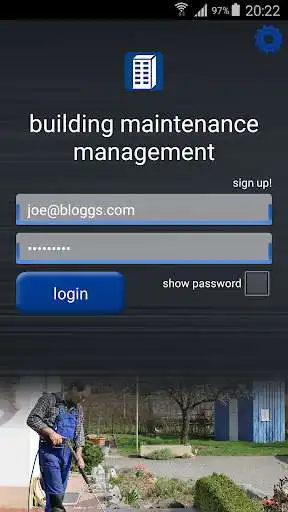 Play APK Building Maintenance Mgmnt.  and enjoy Building Maintenance Mgmnt. with UptoPlay com.ginstr.facilityManagement