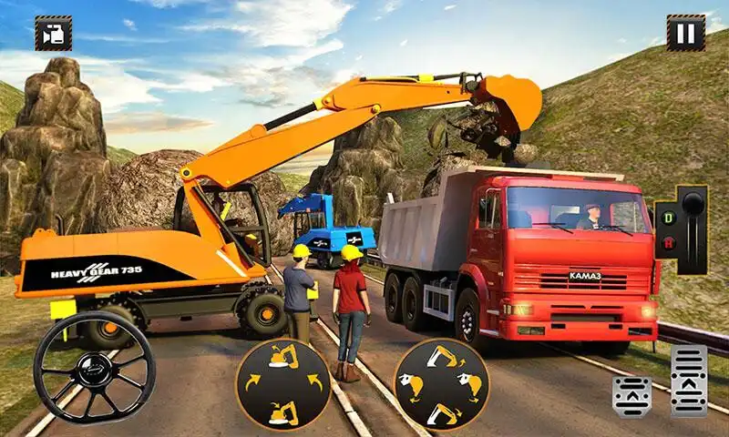 Play Build Road Construction Games as an online game Build Road Construction Games with UptoPlay