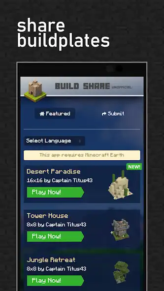 Play BuildShare For Minecraft Earth as an online game BuildShare For Minecraft Earth with UptoPlay