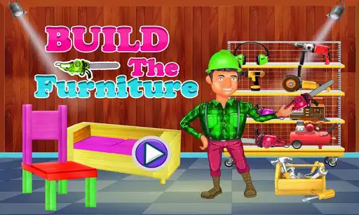 Build The Furniture Simulator: Table Chair Making online game with UptoPlay