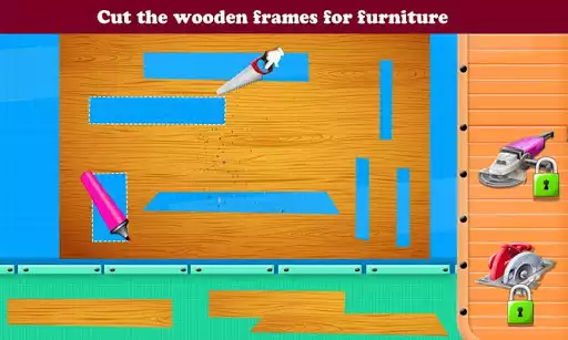 Build The Furniture Simulator: Table Chair Making online game with UptoPlay