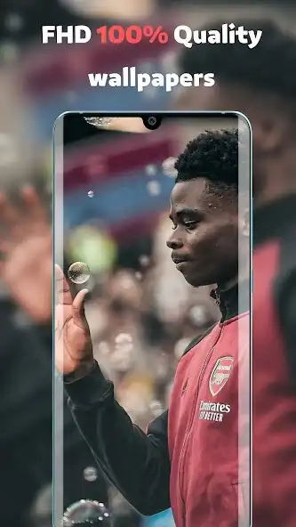 Play Bukayo Saka wallpaper  and enjoy Bukayo Saka wallpaper with UptoPlay