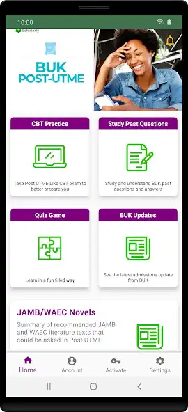 Play BUK Post UTME - Past Questions  Answers (Offline)  and enjoy BUK Post UTME - Past Questions  Answers (Offline) with UptoPlay