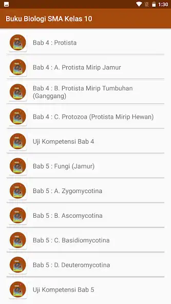 Play Buku Biologi SMA / MA Kelas 10 as an online game Buku Biologi SMA / MA Kelas 10 with UptoPlay
