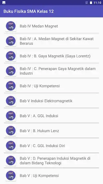 Play Buku Fisika SMA / MA Kelas 12 as an online game Buku Fisika SMA / MA Kelas 12 with UptoPlay