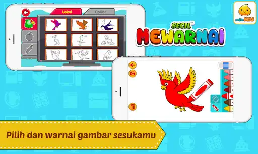 Play Buku Gambar dan Mewarnai untuk Anak as an online game Buku Gambar dan Mewarnai untuk Anak with UptoPlay
