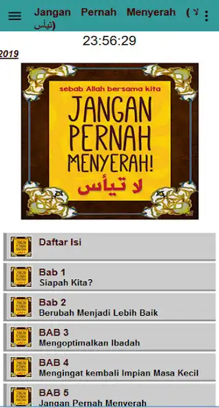Play Buku Jangan Menyerah LATAISU    and enjoy Buku Jangan Menyerah LATAISU   with UptoPlay