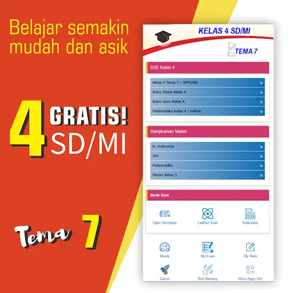 Play Buku Kelas 4 SD/MI Tema 7 as an online game Buku Kelas 4 SD/MI Tema 7 with UptoPlay