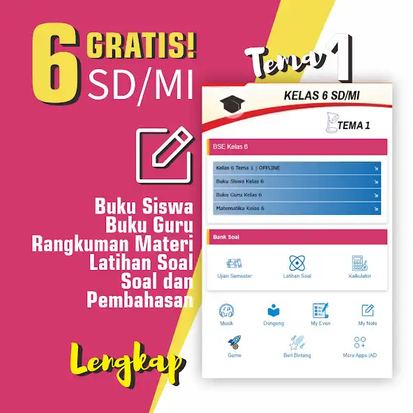 Play Buku Kelas 6 SD Tema 1  and enjoy Buku Kelas 6 SD Tema 1 with UptoPlay