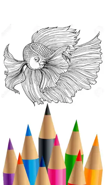 Play Buku Mewarnai Ikan Cupang as an online game Buku Mewarnai Ikan Cupang with UptoPlay