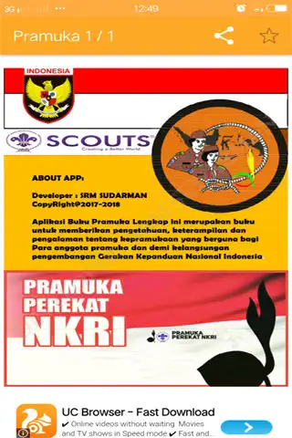 Play Buku Pintar Pramuka Lengkap as an online game Buku Pintar Pramuka Lengkap with UptoPlay