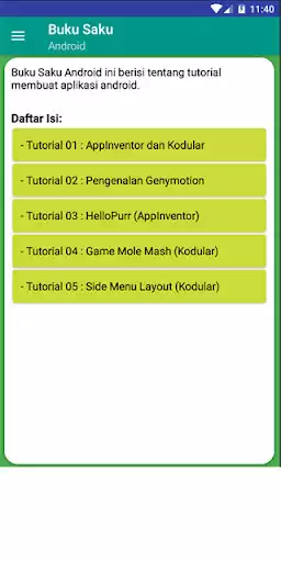 Play Buku Saku Belajar Android  and enjoy Buku Saku Belajar Android with UptoPlay