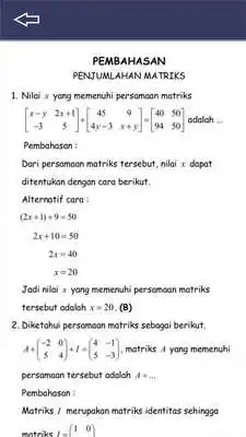 Play Buku Saku Matriks