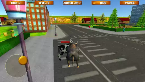 Play Bull Attack Simulator 2016 as an online game Bull Attack Simulator 2016 with UptoPlay