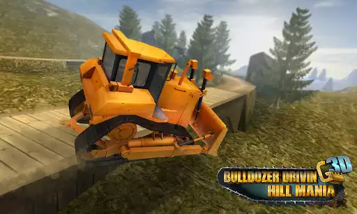 Play Bulldozer Drive 3D Hill Mania as an online game Bulldozer Drive 3D Hill Mania with UptoPlay