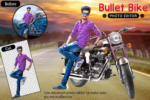 Play Bullet Bike Photo Editor