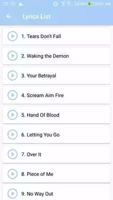 Play Bullet For My Valentine: Top Songs  Lyrics